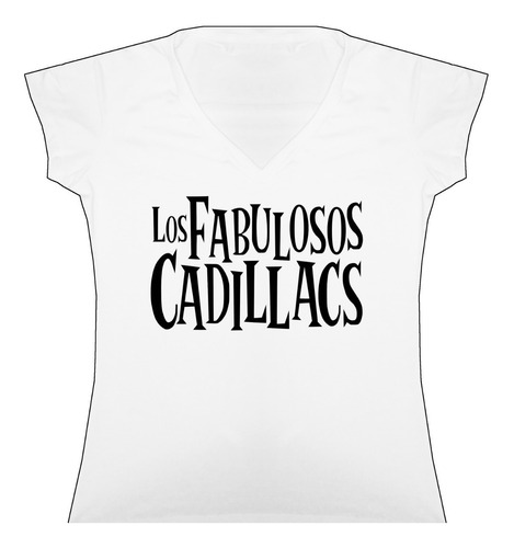 Blusa Fabulosos Cadillacs Rock Metal Bca Urbanoz