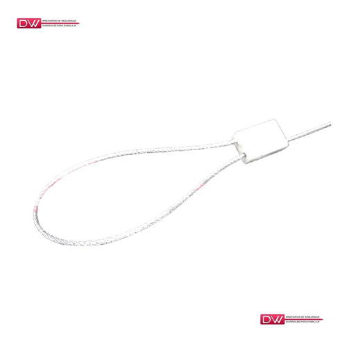 Imagen 5 de 10 de Precinto Metalico Con Cable Acero Nifty Lock X100u Dw!