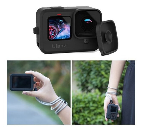 Imagen 4 de 9 de Funda Protectora Para Gopro 9 Con Tapa P/ Lente G9-1 Ulanzi