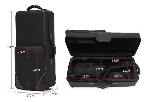 Saxofón Gig Bag Accesorios Con Correas Para El Hombro Para
