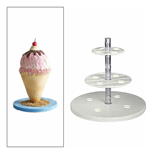 Soporte Para Pasteles De 3 Niveles Soportes Para Cupcakes