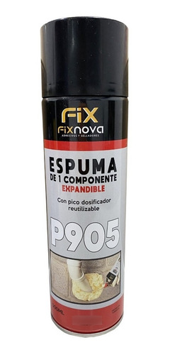 Espuma Poliuretano Expandido Aerosol 500ml Fixnova