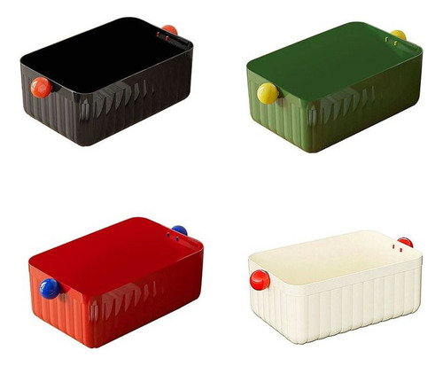T, Caja Almacenamiento Papelería Escritorio Colorida