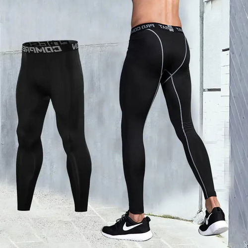 Pantalones Deportivos De Compresión De Alta Elasticidad Para