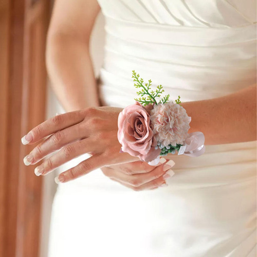 Flor De Muñeca Muñequeras De Rosas Para Hacer Ramilletes De
