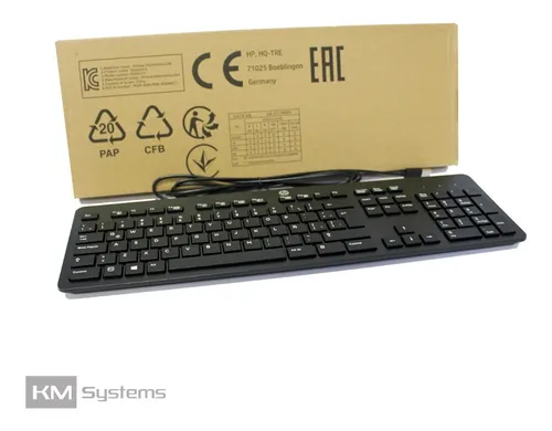 Teclado Alambrico Usb Slim Win 8 Marca Hp Kbar211 Nuevo