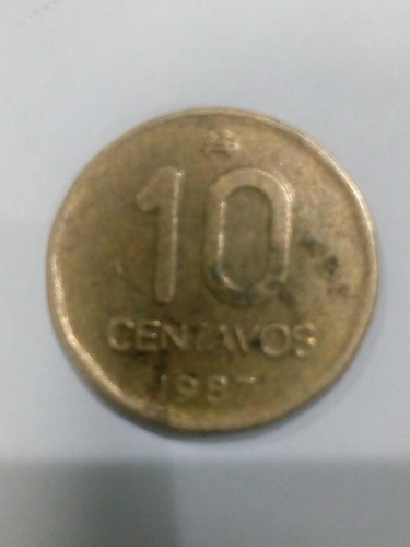 Moneda 10 Centavos De Austral Año 1987