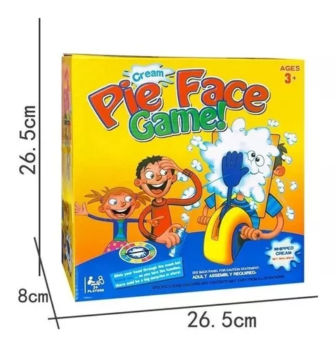 Brinquedo Infantil Jogo Pegadinha Torta na Cara Brincadeira em Família  Envio Imediato!