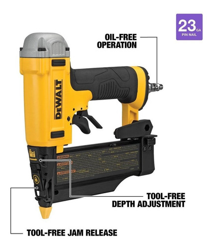 Pistola De Clavos Dewalt De Hasta 2 Pulgadas Y Calibre 23 (Usado)