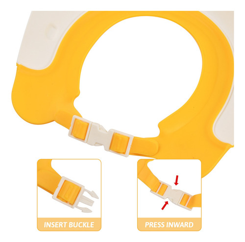 2pcs Gorro De Ducha Ajustable Para Proteger Ojos Del Bebé