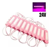 Comprar 10 Modulos Led Chip Cob Rosado 2w 24v Alto Brillo