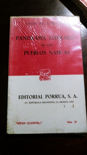 Panorama Literario De Los Pueblos Nahuas