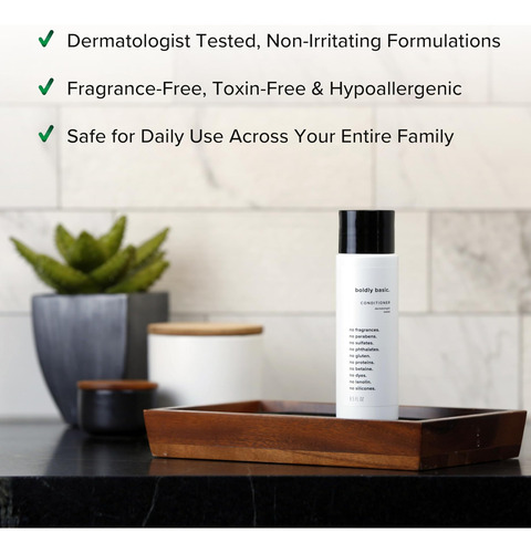 Condicionador Ousadamente Básico, Sem Fragrância, Suave