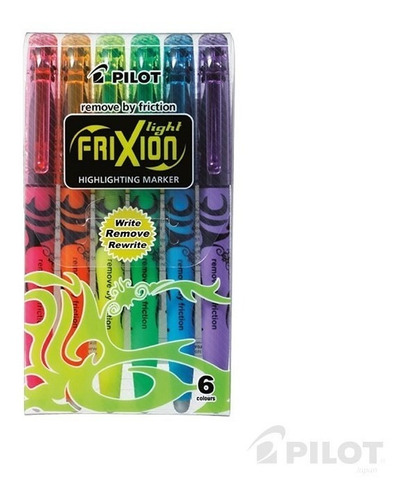 Destacador Pilot Frixion Light 6 Colores