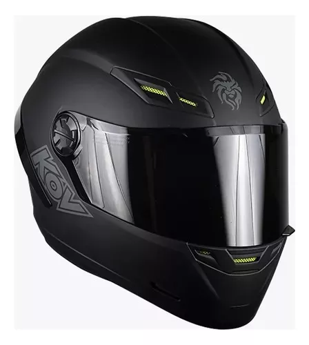 Casco Para Moto Kov Rock-o Máscara Certificado Motos.shop