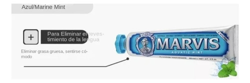 Pasta De Dientes Blanqueadora Marvis Mint 85 Ml