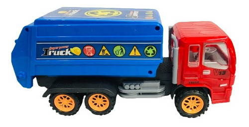 Imagen 1 de 4 de Camion De Residuos Basura A Friccion New Ar1 12054 Ellobo