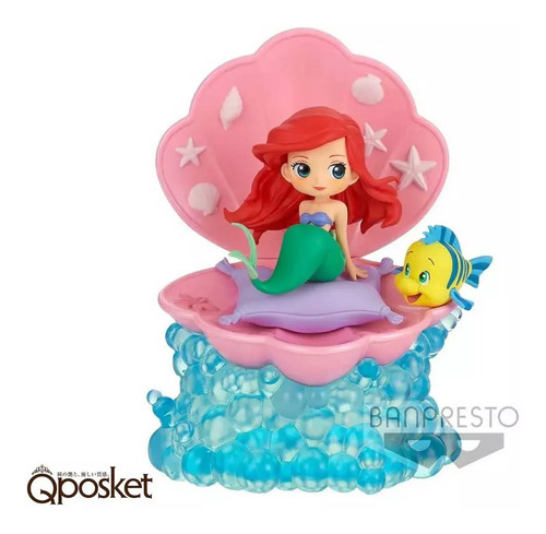 La Sirenita Ariel de Disney de QQ Pocket sobre Banpresto Bandai