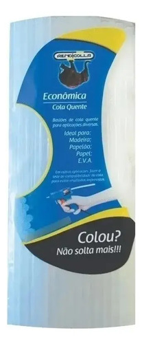 1kg de Bastão de Cola Quente Fina 30cm x 7mm Rendicolla