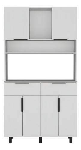 Alacena Oshawa 105 X197 Rta Blanco