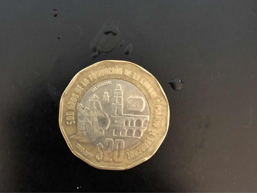 Modena De 20 Pesos Conmemorativa Al Puerto De Veracruz