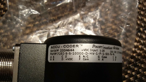 New Accu-coder 725i 725i-s-s-10000-d-hv-1-f-1-sx-n-n 72 Bbz