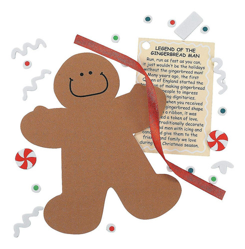 Legend Of The Gingerbread Man Orn Kit Manualidad Para Niño