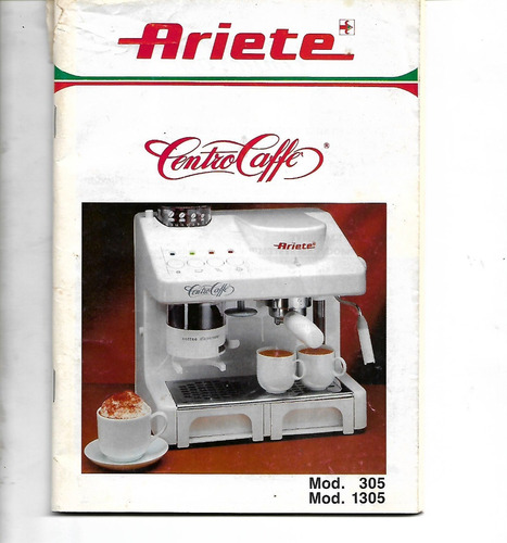 Cafetera Ariete Castro Coffe - Manual De Instrucciones