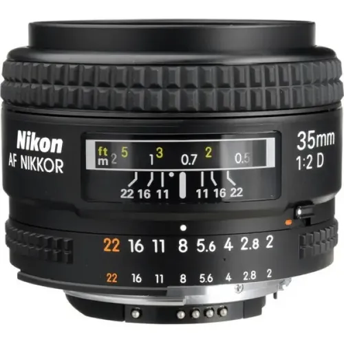 Nikon AF NIKKOR 35mm f/2D レンズ Lente Nikon Af Nikkor 35mm f/2D | MercadoLivre