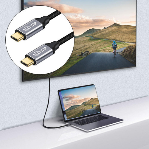 A Cable Usb C A Usb C De 3 M, Tipo C3.1 Gen2, 10 Gb, Carga