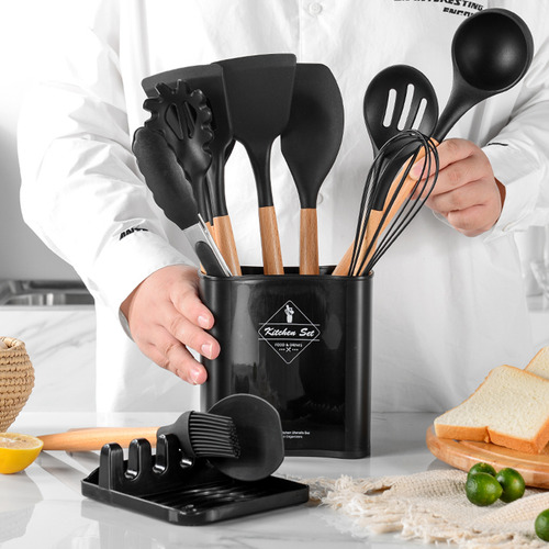 Juego De Utensilios De Cocina De Silicona Antiadherente De 1