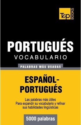 Vocabulario Espa Ol-portugu S - 5000 Palabras M S Usadas ...