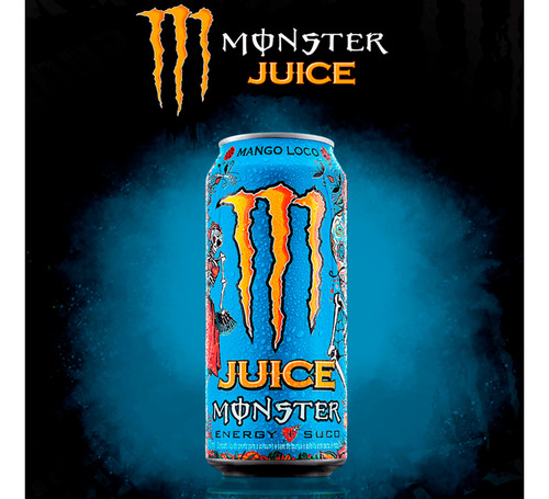 Energético Monster Juice Mango Loco Pack 6 Latas 473ml