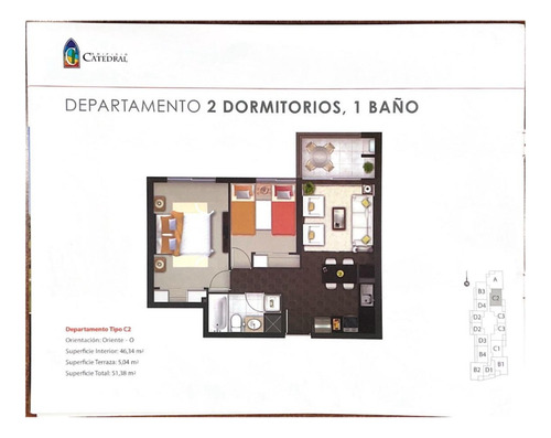 Excelente Ubicacion, Oriente, Vista Despejada, 2d Y 1b