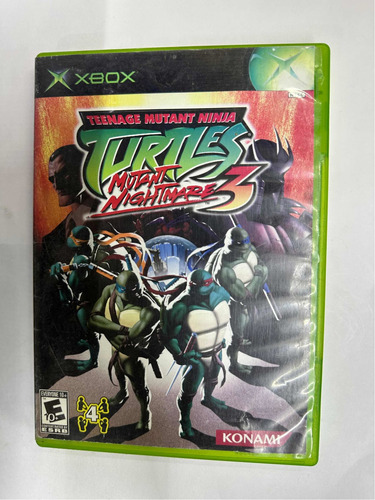 Teenage Mutant Ninja Turtles 3 Xbox Clasico Completo