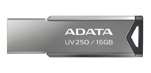 Imagen 3 de 3 de Memoria USB Adata UV250 AUV250-16G-RBK 16GB 2.0 plateado