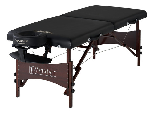 Master Massage Roma I - Mesa De Masaje Portátil Plegable D. Color Negro