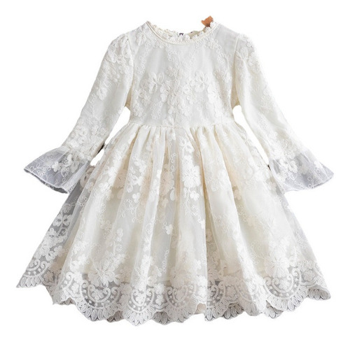 Vestido De Princesa Bordado Para Niñas Ropa Elegante Niños