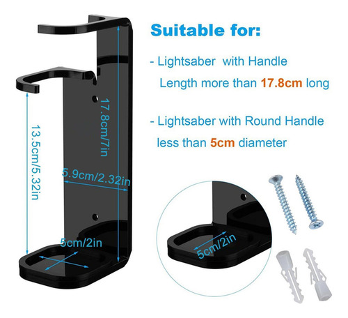 Xu Soporte De Pared Para Sable De Luz Estante De Sable De