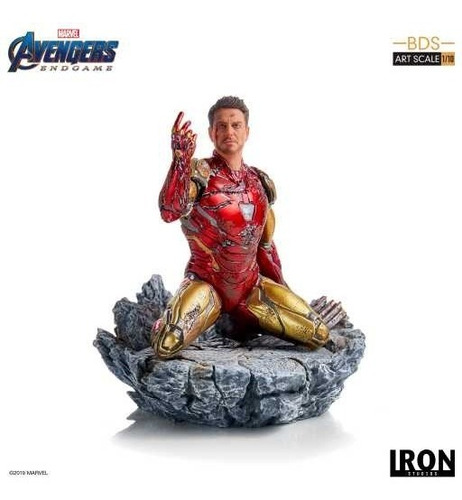 Imagen 2 de 6 de Iron Studios Avengers Endgame Yo Soy Iron Man