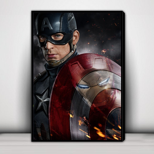 Cuadro Decorativo Capitan America C414