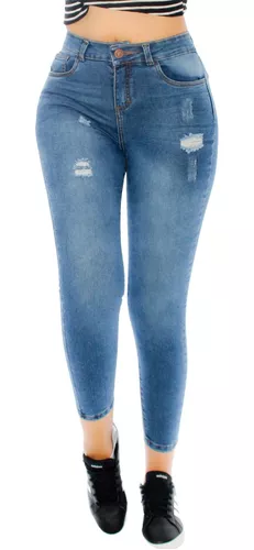 Jogger Jeans Corte Colombiano Dama Michelo Jeans Ref6460