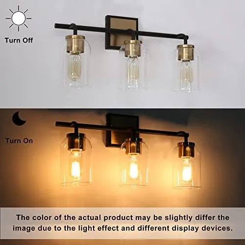Zevni Lámpara De Tocador De Baño Con 3 Luces, Lámpara De Y X