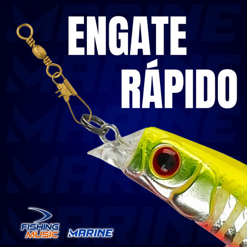 Girador Bbs Gold Snap Ct 7 - 25 Unidades - Marine Sports