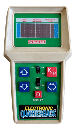 Juego Electrónico Quarterback De Coleco 1980 (detalles)