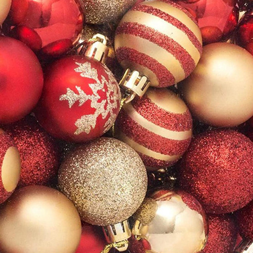 Jjzs 50 Uds Adornos De Bolas De Navidad Adornos For