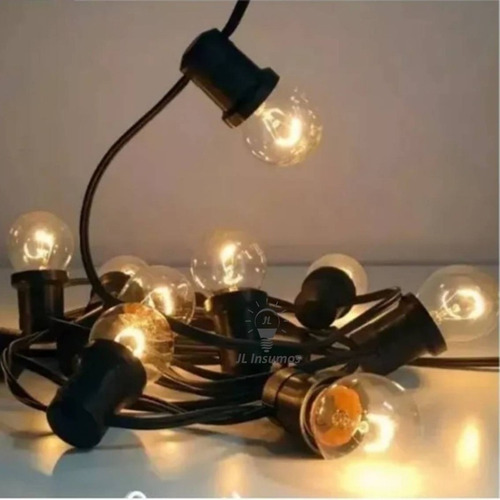 Imagen 2 de 3 de Pack 30 Lampara Gota Clara 10w E27 Incandescente Luz Calida