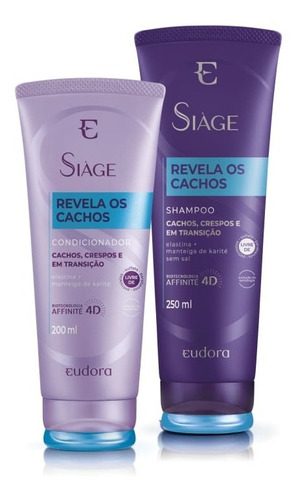 Shampoo + Condicionador Revela Os Cachos 4d - Eudora