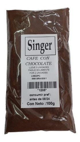 Cafe Con Chocolate 100g