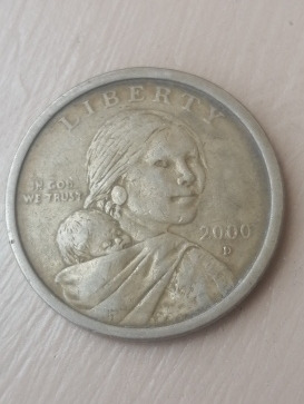 Moneda De Dólar Sacagawea Serie D